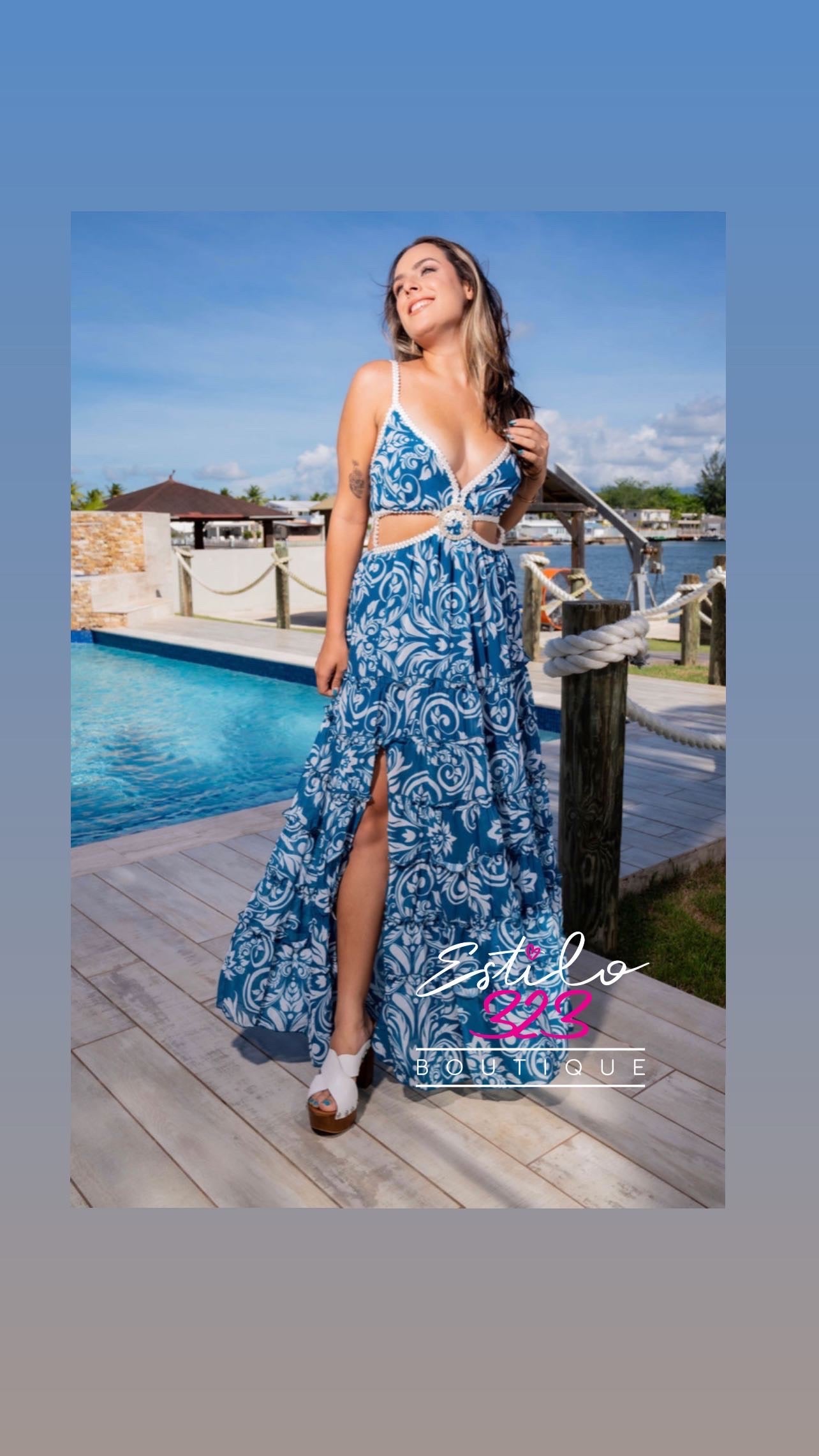 Printed Maxi Dress