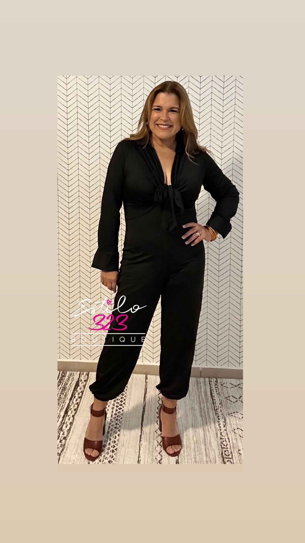Ruched Drap Casual Jumpsuit