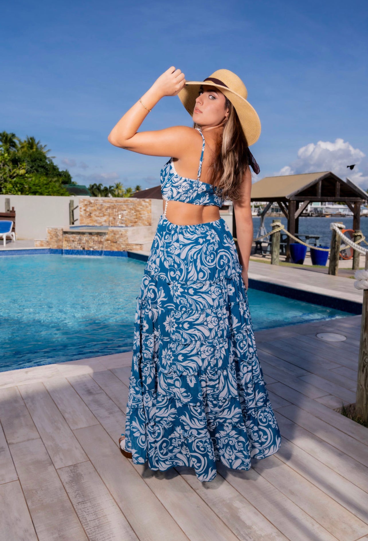 Printed Maxi Dress