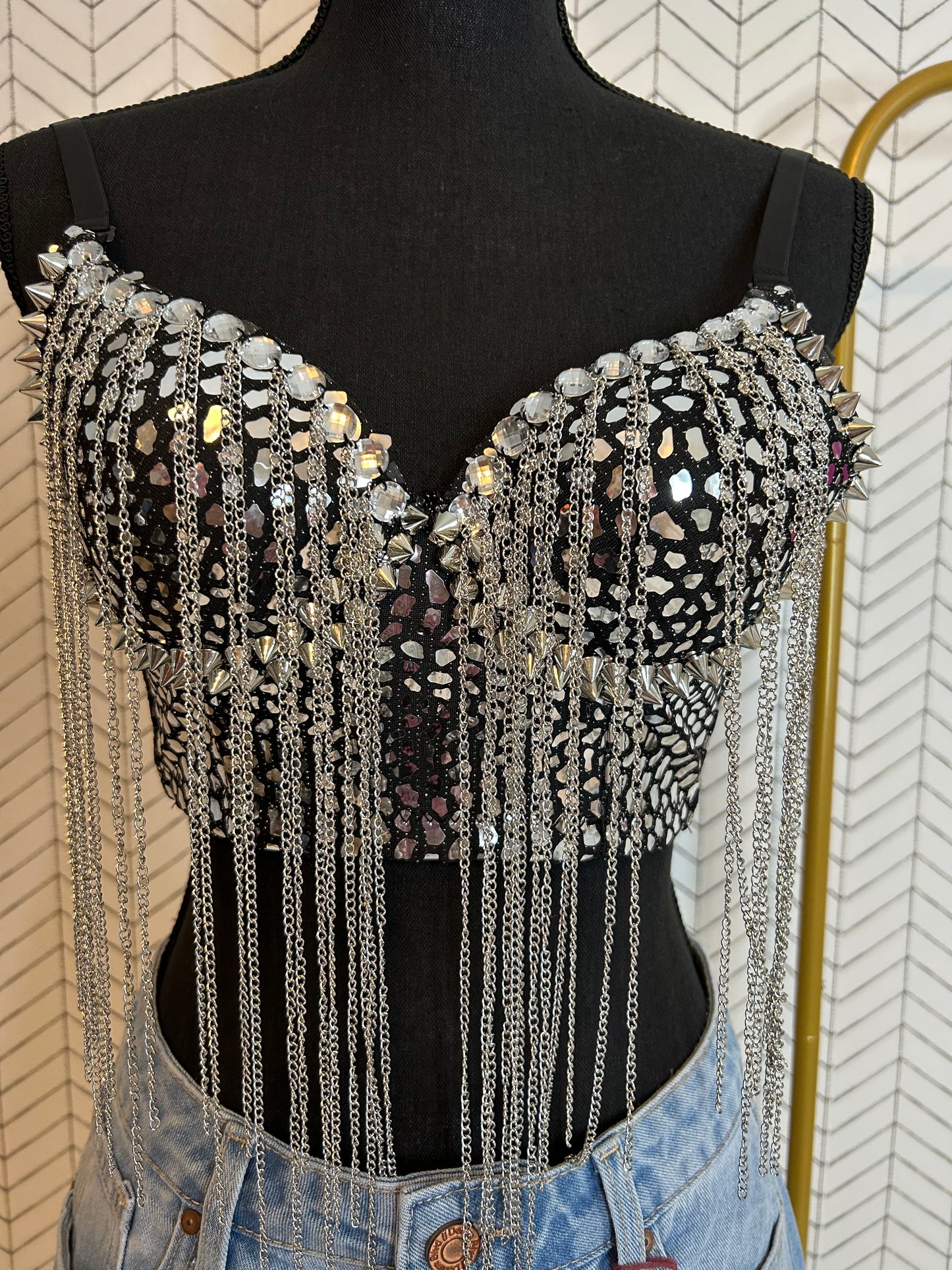 SEQUIN CORSET