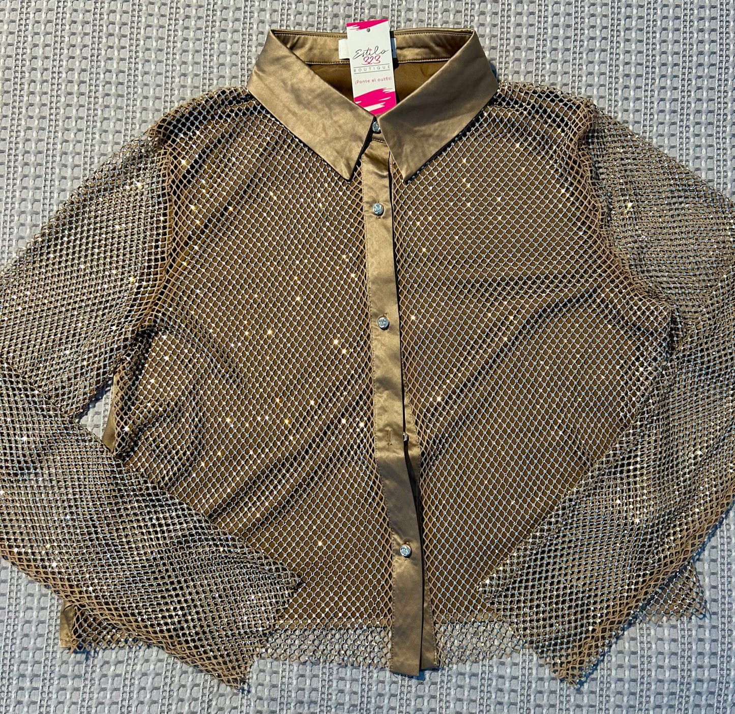 Embelished Long Sleeve Shirt