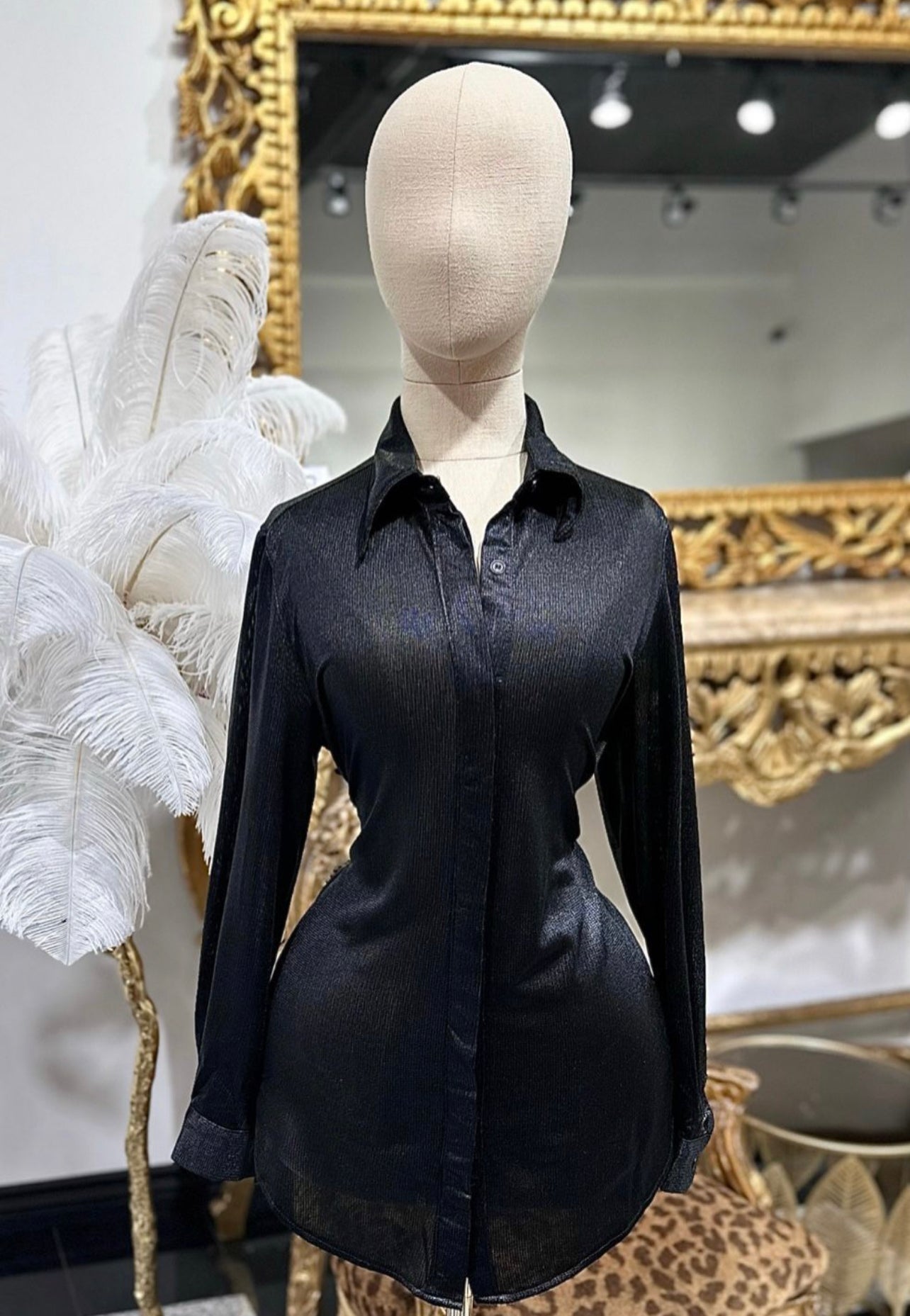 Long Sleeve Balck Top