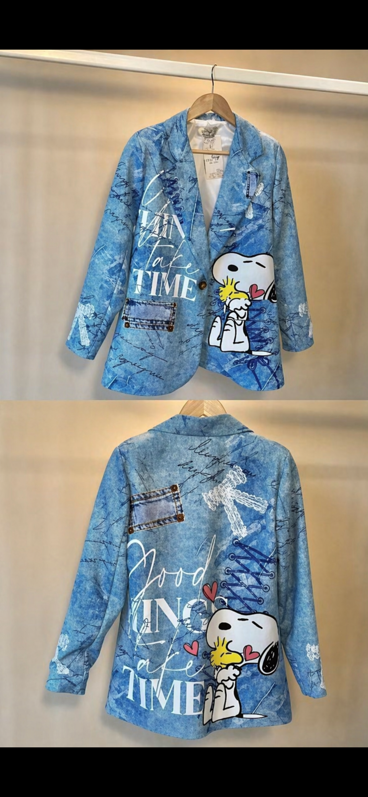 Snoopy Italian Blazer