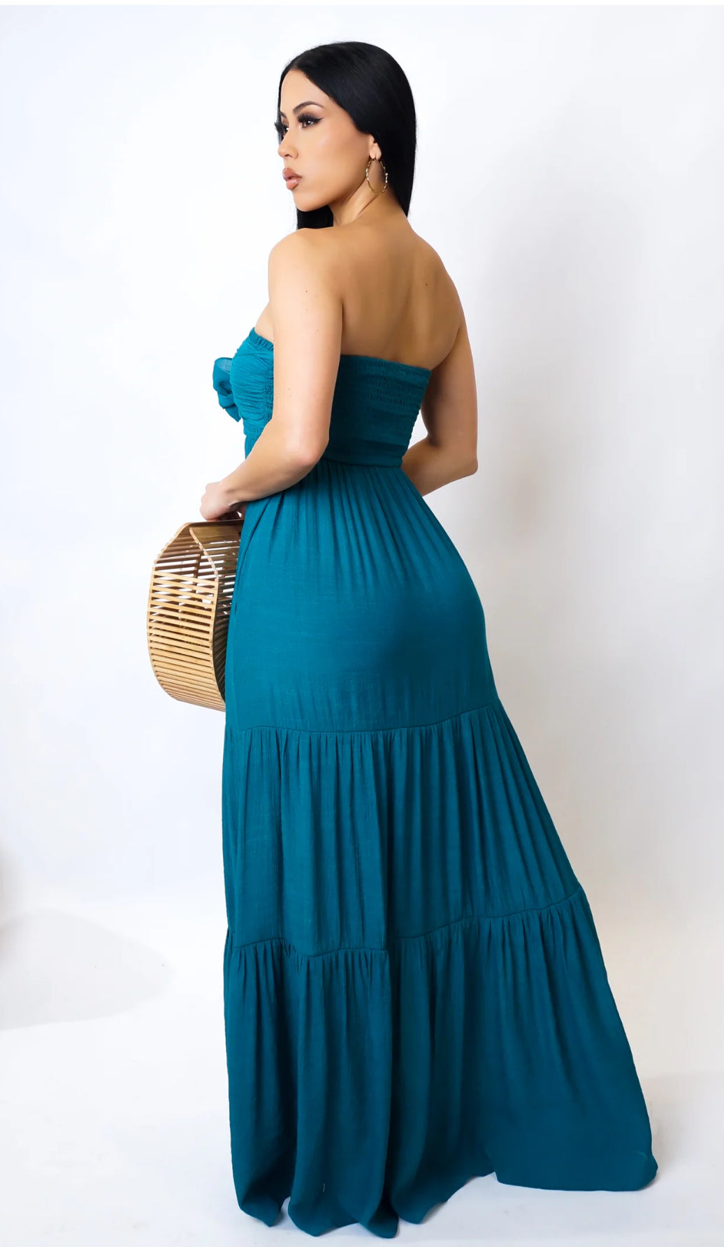 Tea Time Maxi Dress Blue