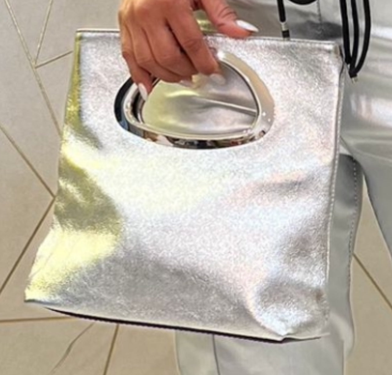 Silver purse