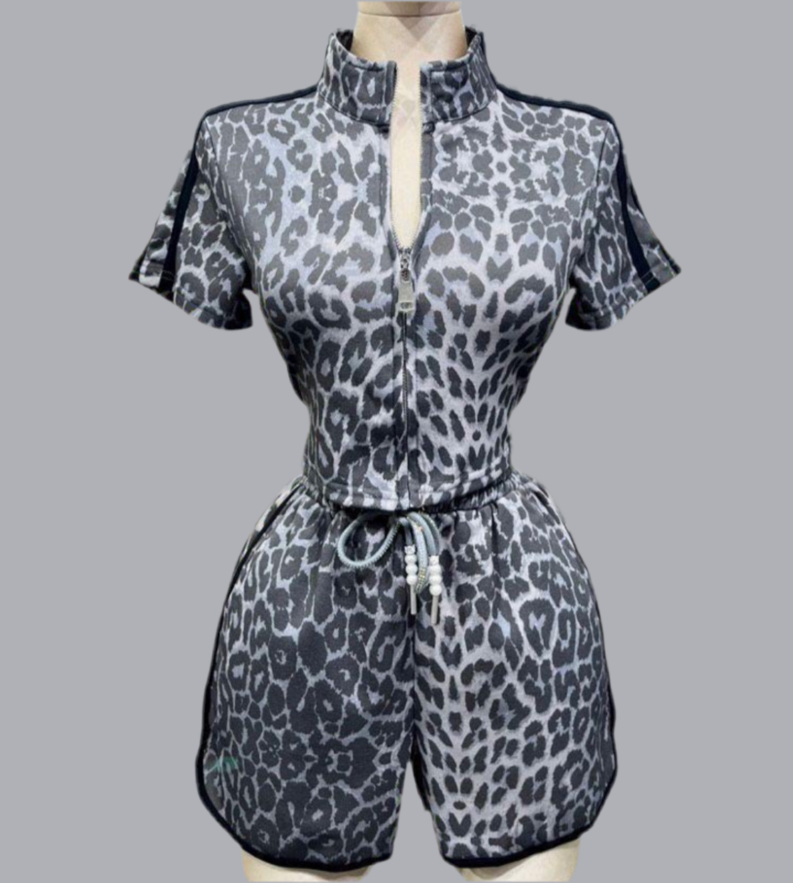 Leopard Shorts set