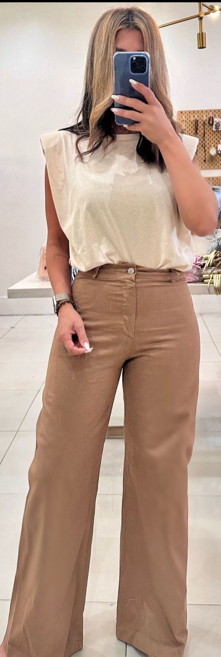 Camel pants
