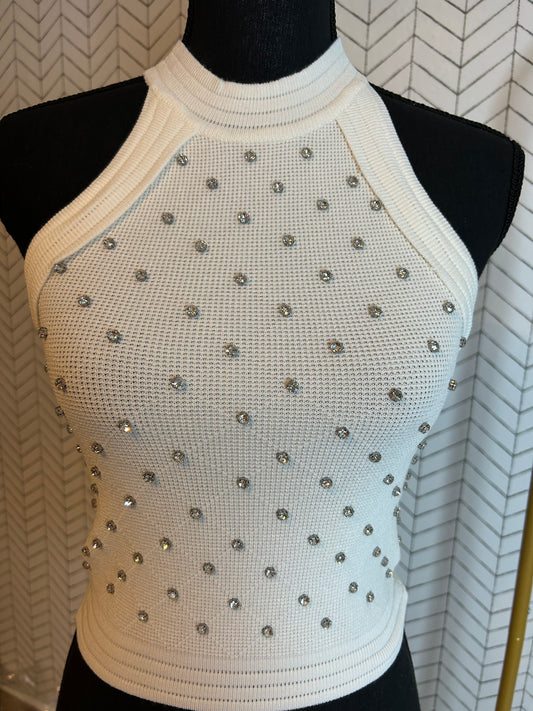 Rinestone White Top