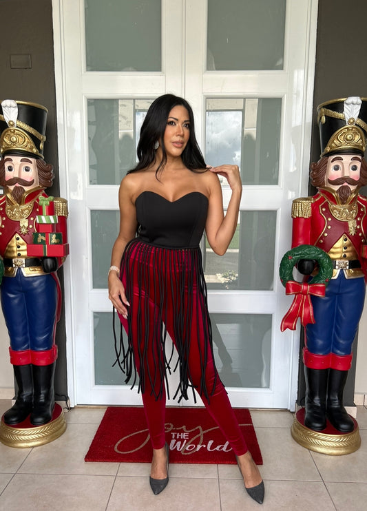 Tassel Bottom Tube Top