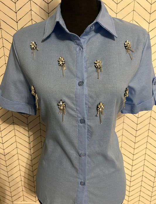 Short Sleeve Shirt with accents