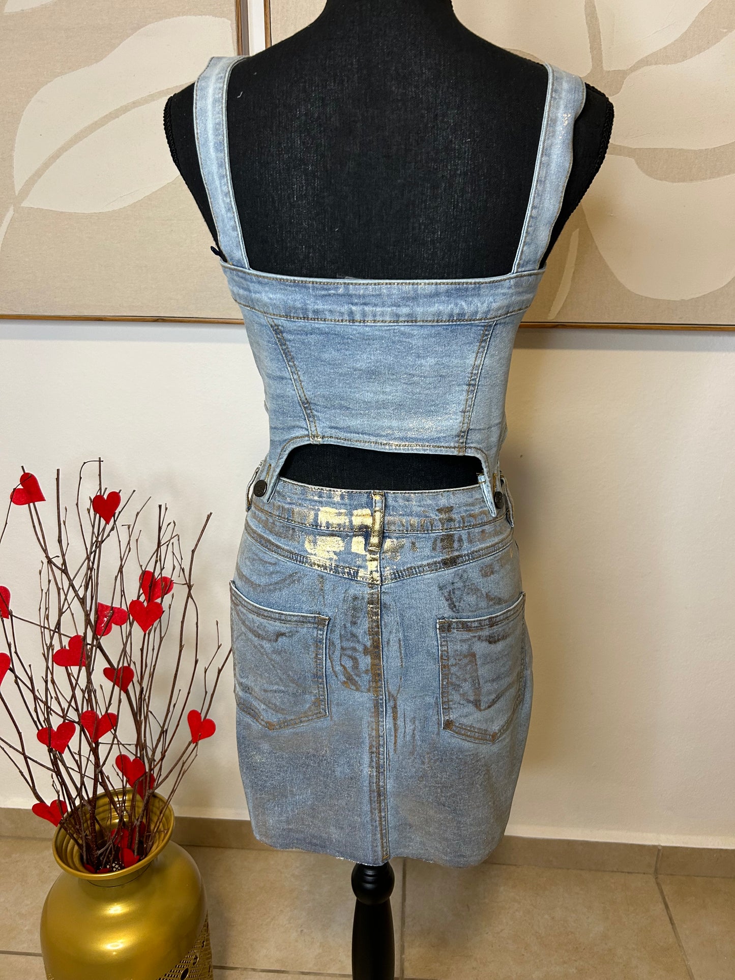 Denim Stretchy Foil Set